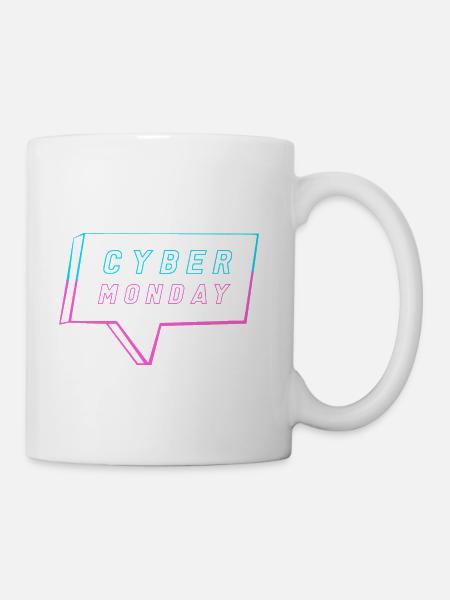 Cyber Monday Online Shopping - Coffee/Tea Mug - white