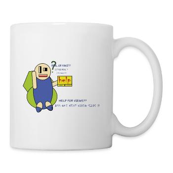Help or Content? - Coffee/Tea Mug - white - Right