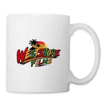 West Shore Films Rasta Jamaica Sunset Logo - Coffee/Tea Mug - white - Right