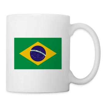 Show off your colors - Brazil - Coffee/Tea Mug - white - Right