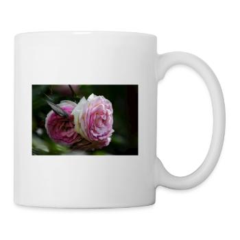 Petal Whisper Rose Duo - Coffee/Tea Mug - white - Right