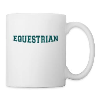 Equestrian Writing - Coffee/Tea Mug - white - Right