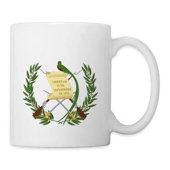 Coat of Arms of Guatemala - Coffee/Tea Mug - white - Right