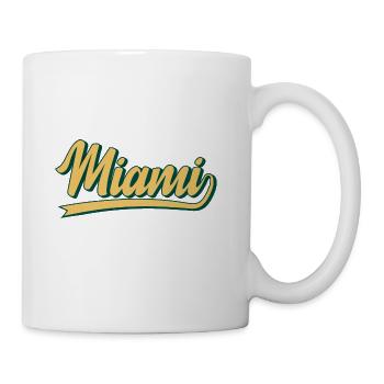 Miami Florida - Coffee/Tea Mug - white - Right