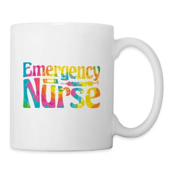 Emergency Nurse ER Room and Hospital Nurse 1 - Coffee/Tea Mug - white - Right