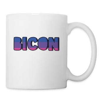 Bi Icon Bicon LGBT Bi Pride - Coffee/Tea Mug - white - Right