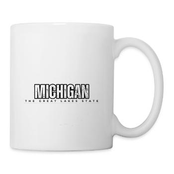 MICHIGAN THE GREAT LAKES STATE SAILING STRONG IN T - Coffee/Tea Mug - white - Right
