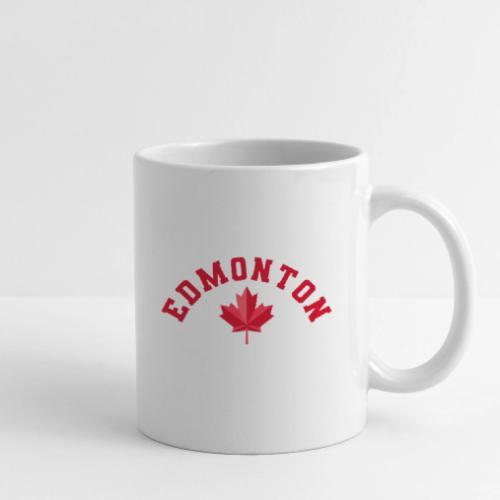Edmonton with maple leaf - Coffee/Tea Mug