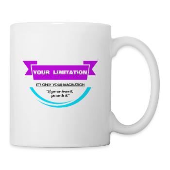 Your Limitation Ribbon Glow - Coffee/Tea Mug - white - Right