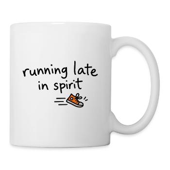 Orange Sneaker Pop Icon - Coffee/Tea Mug - white - Right