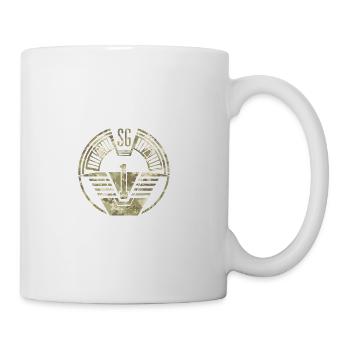 Stargate SG1 Camo patch - Coffee/Tea Mug - white - Right