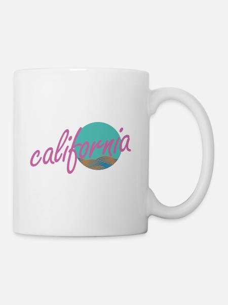 California Girl Vibe - Coffee/Tea Mug - white