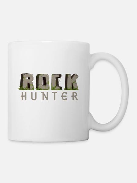 Rock Hunter Funny Rockhounding - Coffee/Tea Mug - white