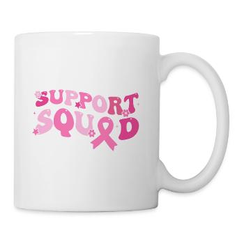 Breast Cancer Warrior Support Squad Breast Cancer - Coffee/Tea Mug - white - Right