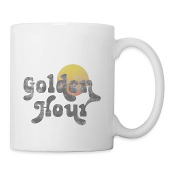 Trendy Golden Hour Vintage - Coffee/Tea Mug - white - Right