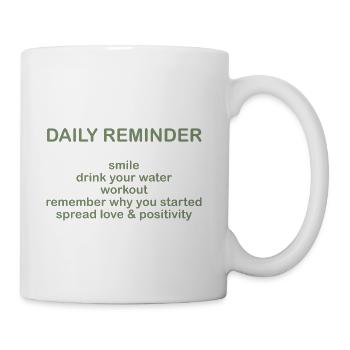 Positive Reminder Quote For An Affirmation - Coffee/Tea Mug - white - Right