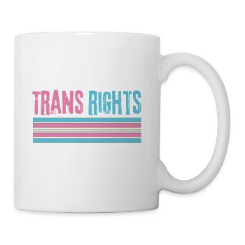 Trans Rights Transgender - Coffee/Tea Mug - white - Right