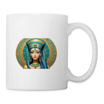 Egyptian Queen Portrait - Coffee/Tea Mug - white - Right
