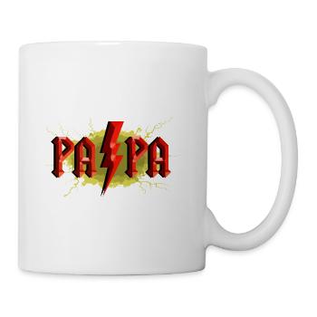 Father s Day Papa Lightning - Coffee/Tea Mug - white - Right