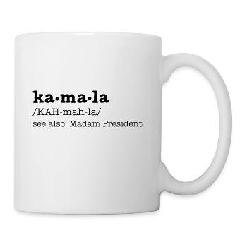 Kamala Definition - Kamala Harris For The People - Coffee/Tea Mug - white - Right