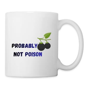 Probably Not Poison -Black Nightshade - Coffee/Tea Mug - white - Right