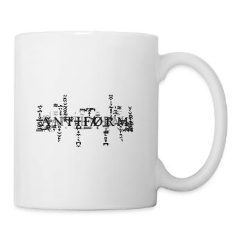 Anti Form Apparel - Glitch Logo Black - Coffee/Tea Mug - white - Right