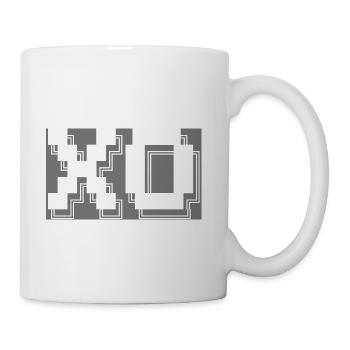 XO Pixel Art Tech - Coffee/Tea Mug - white - Right