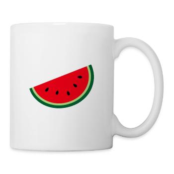 Watermelon Slice Pop Art - Coffee/Tea Mug - white - Right