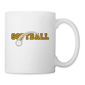 Softball - Coffee/Tea Mug - white - Right