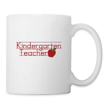 Kindergarten teacher - Coffee/Tea Mug - white - Right