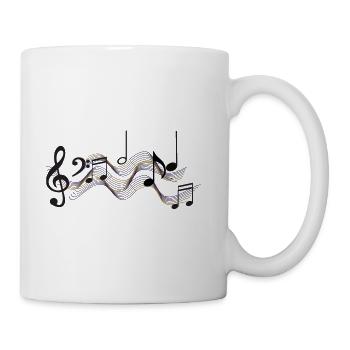 Musical Note - Coffee/Tea Mug - white - Right