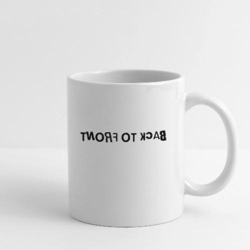 Back To Front Word Art - Coffee/Tea Mug