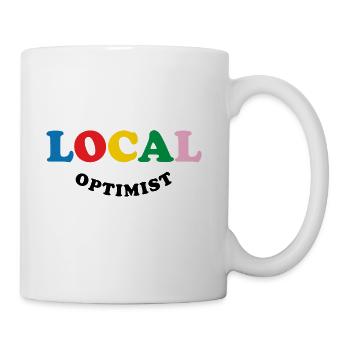 Local Optimist Sweatshirt - Coffee/Tea Mug - white - Right