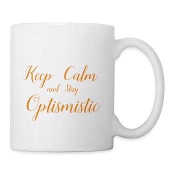 Keep Clam Optimistic - Coffee/Tea Mug - white - Right