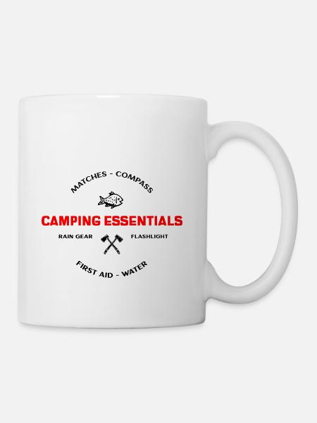 Camping Essentials - Coffee/Tea Mug - white
