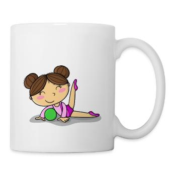 Gym With The Ball - Coffee/Tea Mug - white - Right