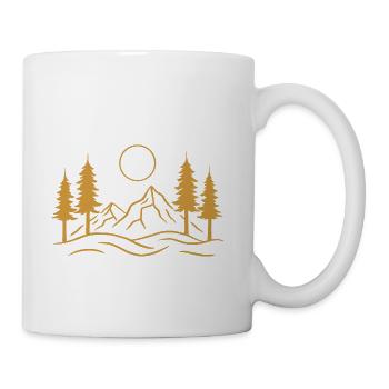 Wilderness Golden Version - Coffee/Tea Mug - white - Right
