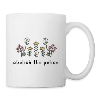 Abolish The Police Cute Retro Acab NXPowerLite - Coffee/Tea Mug - white - Right
