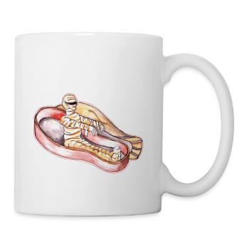 Egyptian Halloween Mummy - Coffee/Tea Mug - white - Right