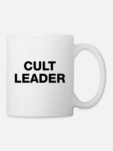 CULT LEADER - Coffee/Tea Mug - white