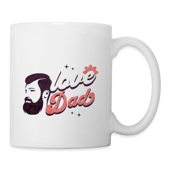 Love Dad Father s Day - Coffee/Tea Mug - white - Right