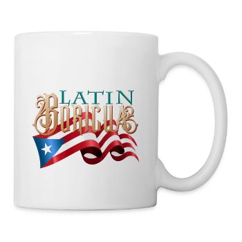 Latin Boricua Spanglish - Coffee/Tea Mug - white - Right