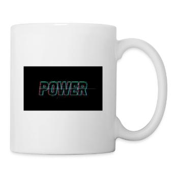 Power Glitch Neon - Coffee/Tea Mug - white - Right