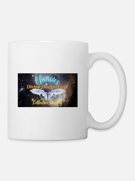 Chrissie's Celestial Wings Tarot Reading - Coffee/Tea Mug - white