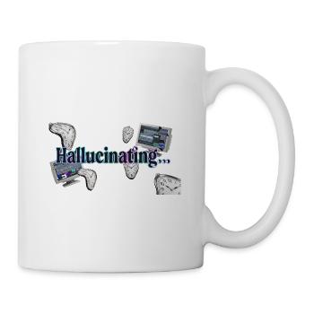 Hallucinating Time Glitch - Coffee/Tea Mug - white - Right
