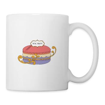 Macaron Baroque Pastel - Coffee/Tea Mug - white - Right