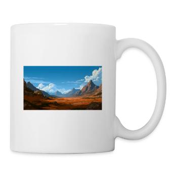 Crimson Desert Canyon Vista - Coffee/Tea Mug - white - Right