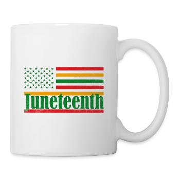 Juneteenth Flag Heritage - Coffee/Tea Mug - white - Right