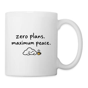 Midnight Coffee Glow Silhouette - Coffee/Tea Mug - white - Right