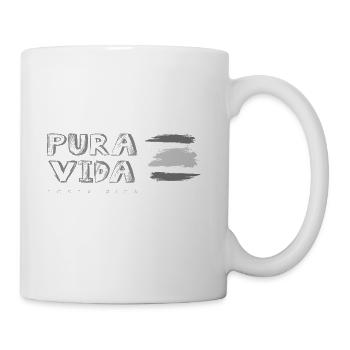 Pura Vida Mono - Coffee/Tea Mug - white - Right